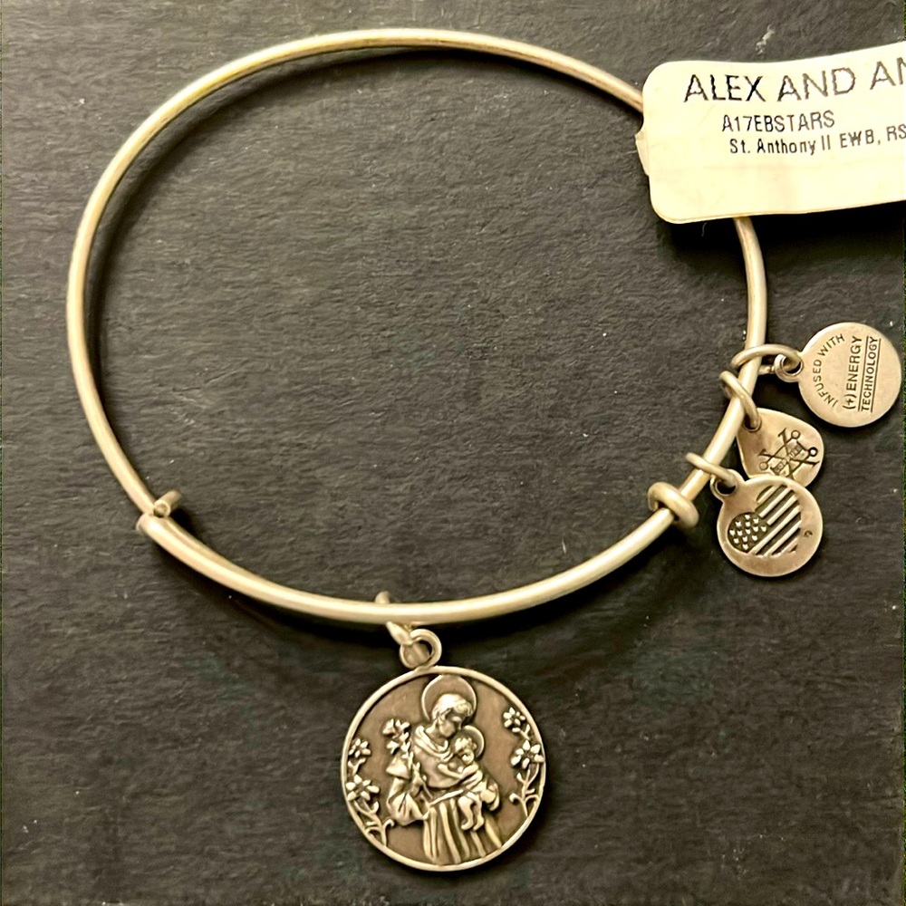 Alex and Ani St. Anthony Bracelet NWT